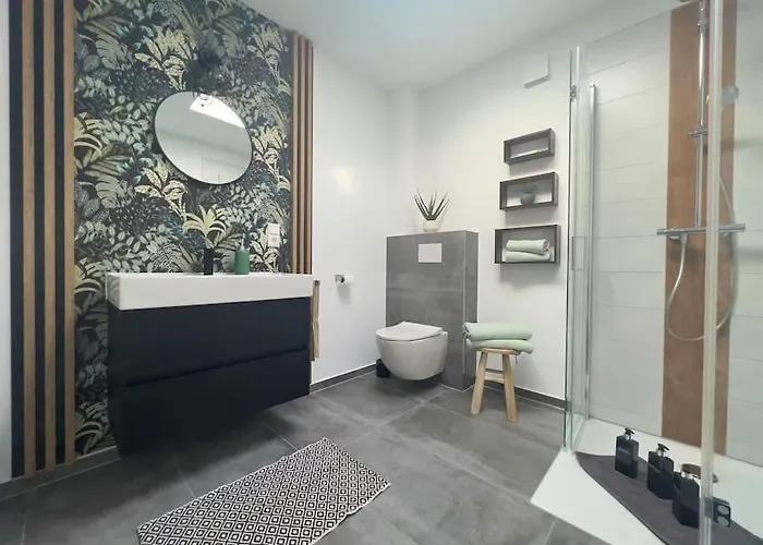 Apartament *75qm* Stilvolle + Waermekabine+netflix *